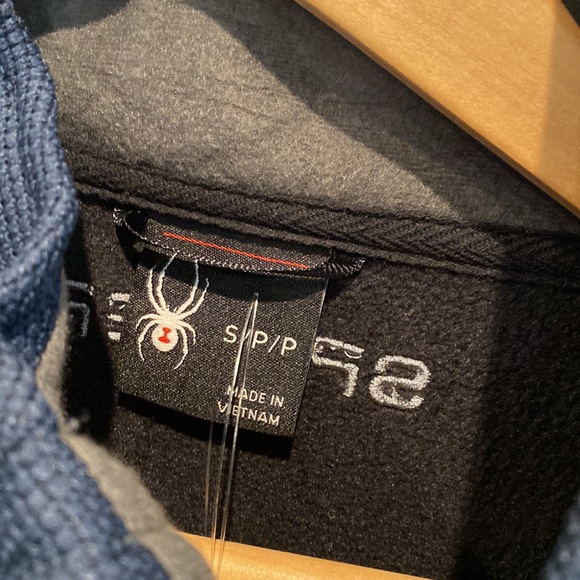 NEW Spyder 1/4 Zip Men’s Fleece Lined Pullover - Picture 5 of 9